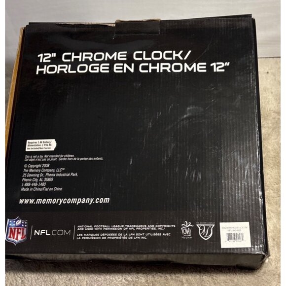 Indianapolis Colts 12" Wall Clock With Team Logo NFL Licensed Battery Operated - Picture 5 of 6